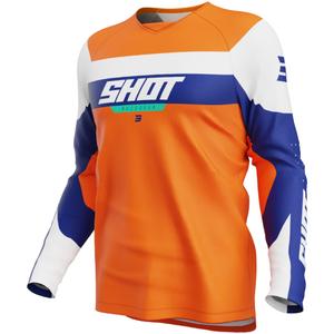 Shot Draw League narančasti motocross dres za djecu