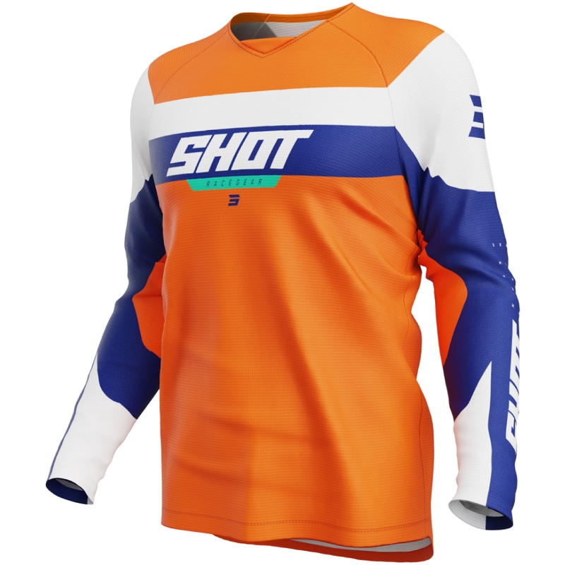 Shot Draw League narančasti motocross dres za djecu