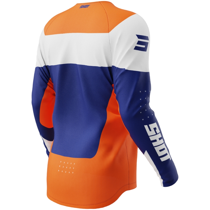 Shot Draw League narančasti motocross dres za djecu