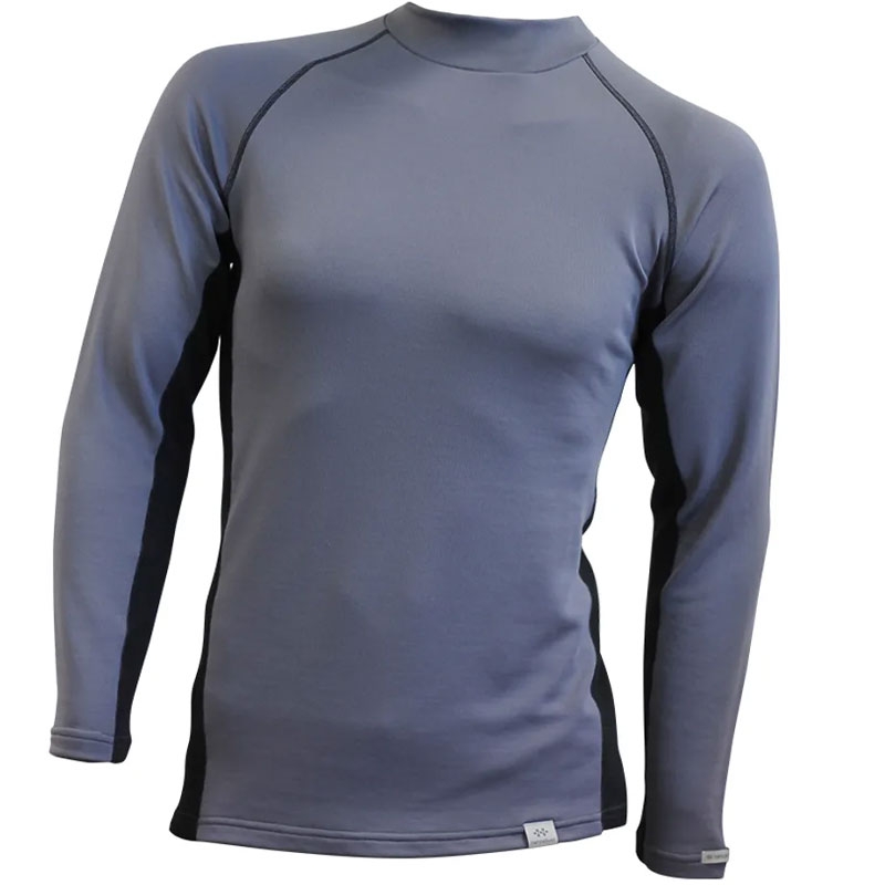 Muška termo majica nanosilver® Merino Stone sivo-crna rasprodaja
