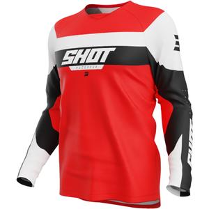 Shot Draw League crveni motocross dres za djecu