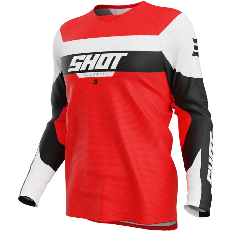 Shot Draw League crveni motocross dres za djecu