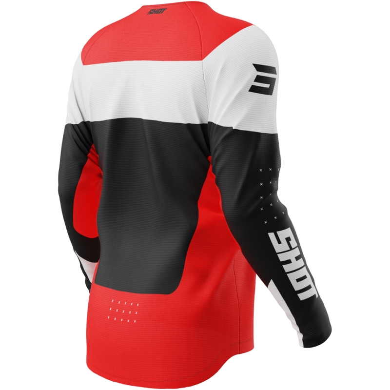 Shot Draw League crveni motocross dres za djecu