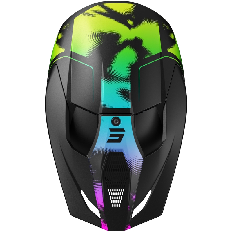 Motocross kaciga Shot Race Nitro mat crna