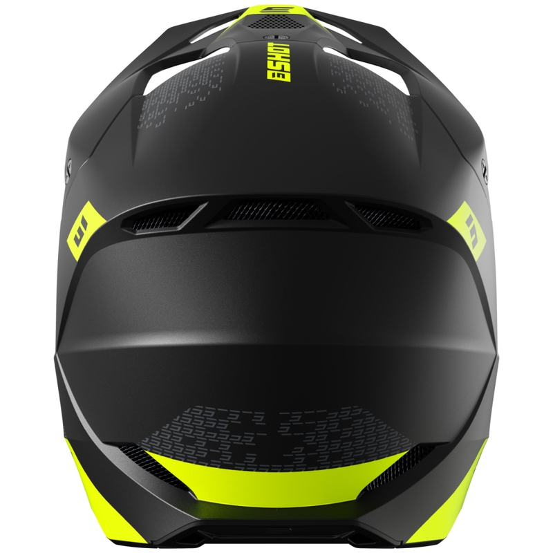 Motocross kaciga Shot Furious Draw fluo žuta