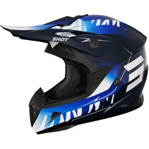 Motocross kaciga Shot Pulse X-Trem plava