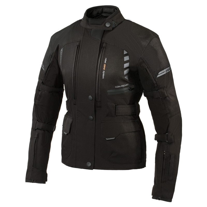 Žensko moto odijelo Rebelhorn Hiker II crno