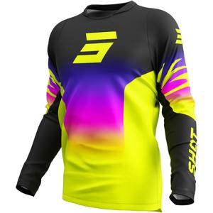 Motocross dres Shot Devo X-Trem fluo žuti