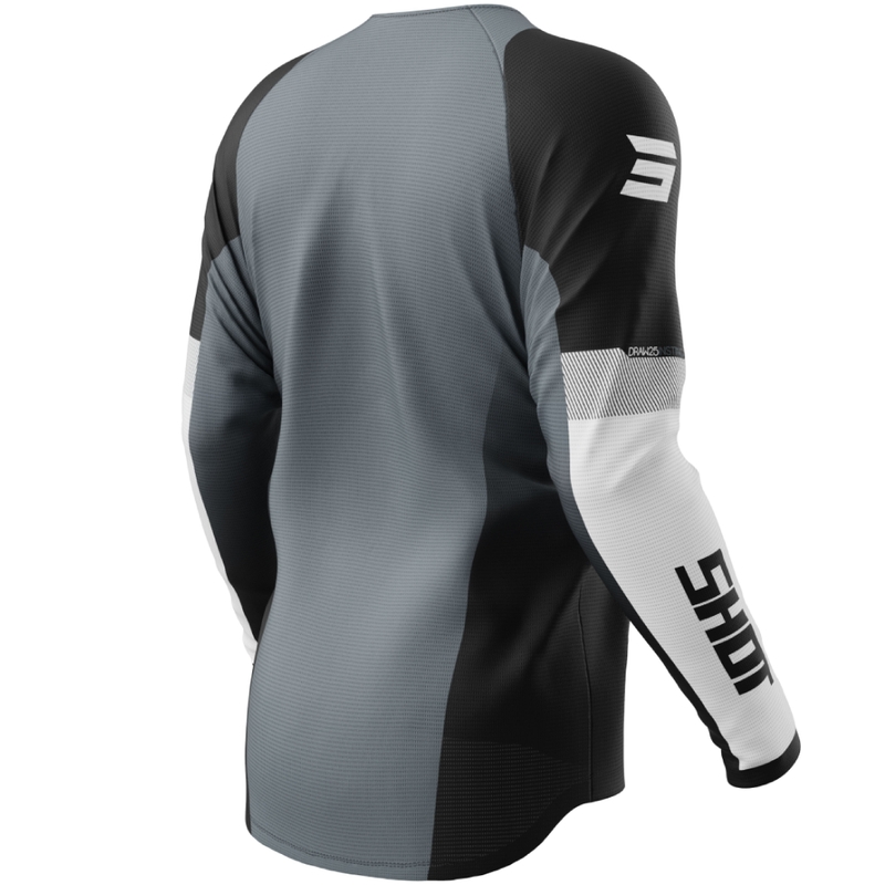 Motocross dres Shot Draw Instinct sivi
