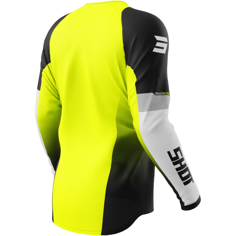 Motocross dres Shot Draw Instinct fluo žuti