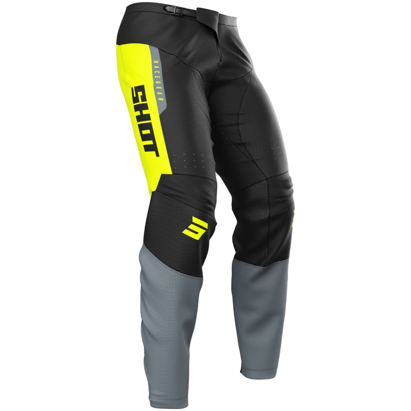 Motocross hlače Shot Devo League fluo žute