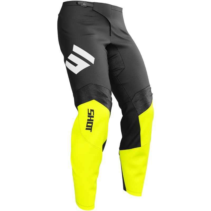 Motocross hlače Shot Draw Instinct fluo žute