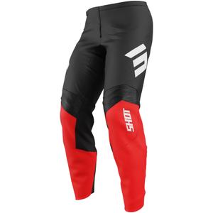 Motocross hlače Shot Draw Instinct crvene