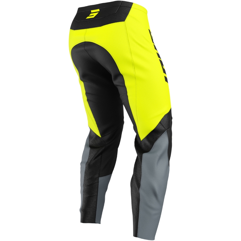 Shot Draw League dječje motocross hlače fluo žute
