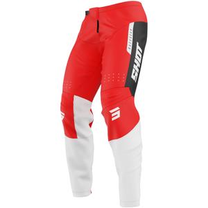 Shot Draw League crvene motocross hlače za djecu