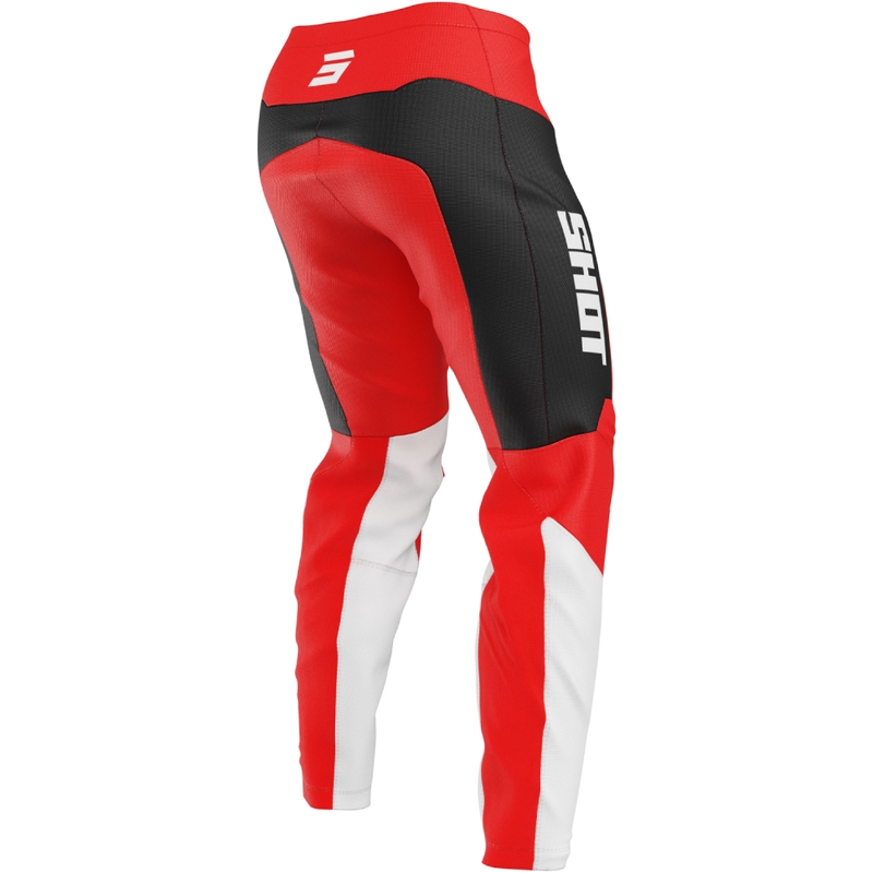 Shot Draw League crvene motocross hlače za djecu