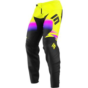 Dječje motocross hlače Shot Draw X-Trem fluo žute