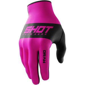 Dječje rukavice za motocross Shot Draw Sky pink