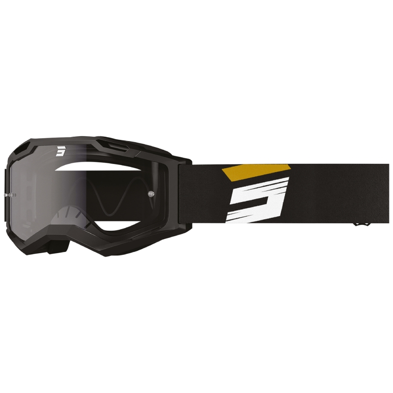 Motocross naočale Shot Assault 2.0 Claw zlatne s prozirnim pleksiglasom