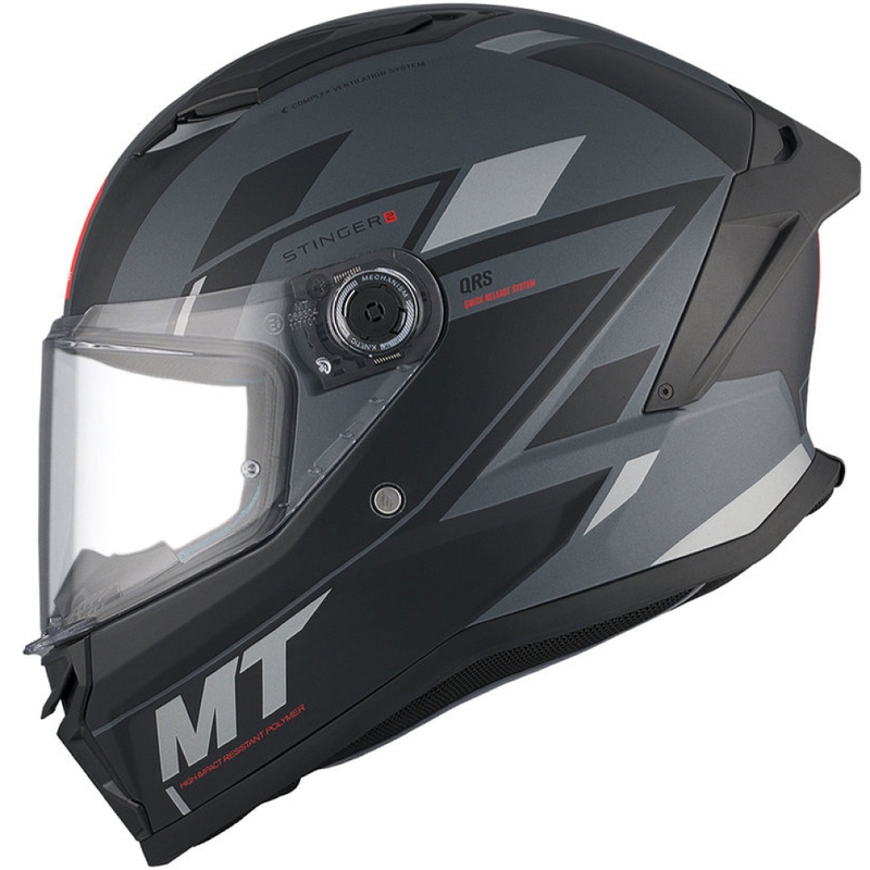 Integralna motociklistička kaciga MT Stinger 2 Solid Zivze crno-siva mat rasprodaja