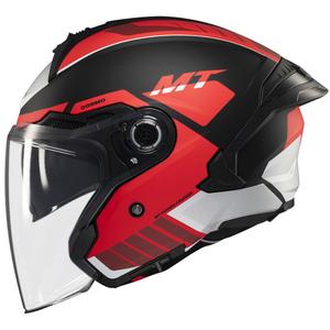 Otvorena kaciga MT Cosmo SV Cruiser mat crveno-crno-siva