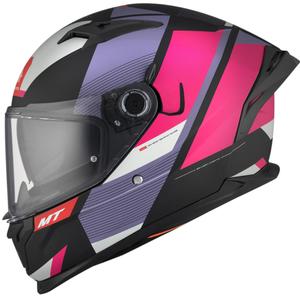 Integrální helma na motorku MT BRAKER CHENTO B9 růžovo-fialovo-bílá