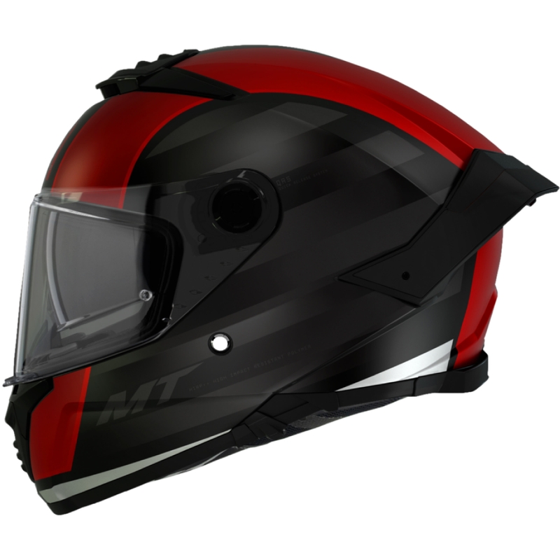 Integralna motociklistička kaciga MT THUNDER 4 SV TREADS B5 crno-crvena