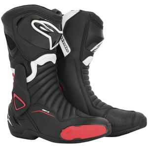 Motorističke čizme Alpinestars S-MX 6 crno-crvene