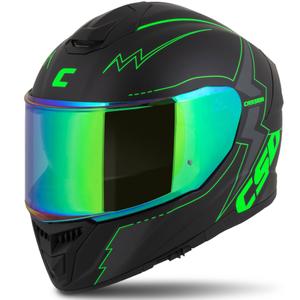 Integralna moto kaciga Cassida Integral GT 2.1 Flash crno-fluo zeleno-siva