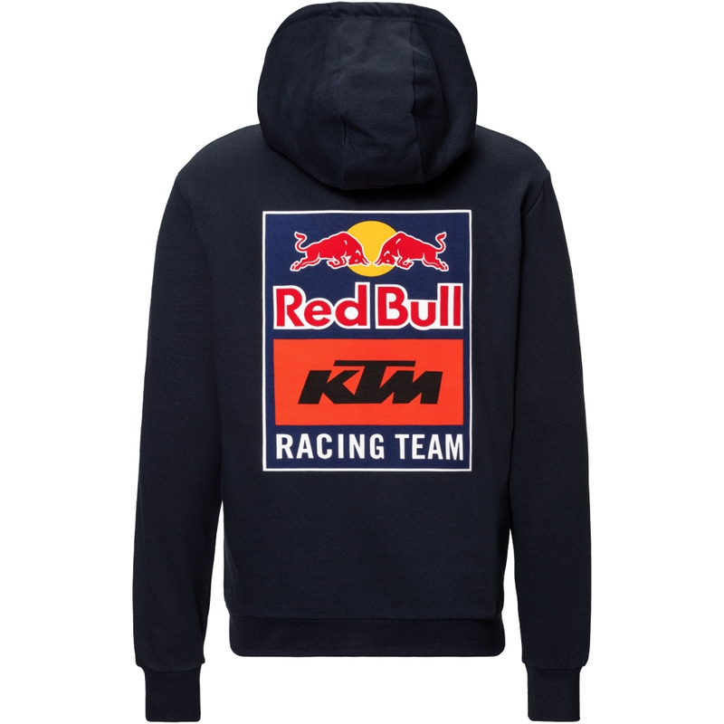 KTM Logo Zip Hoodie plavo-narančasta