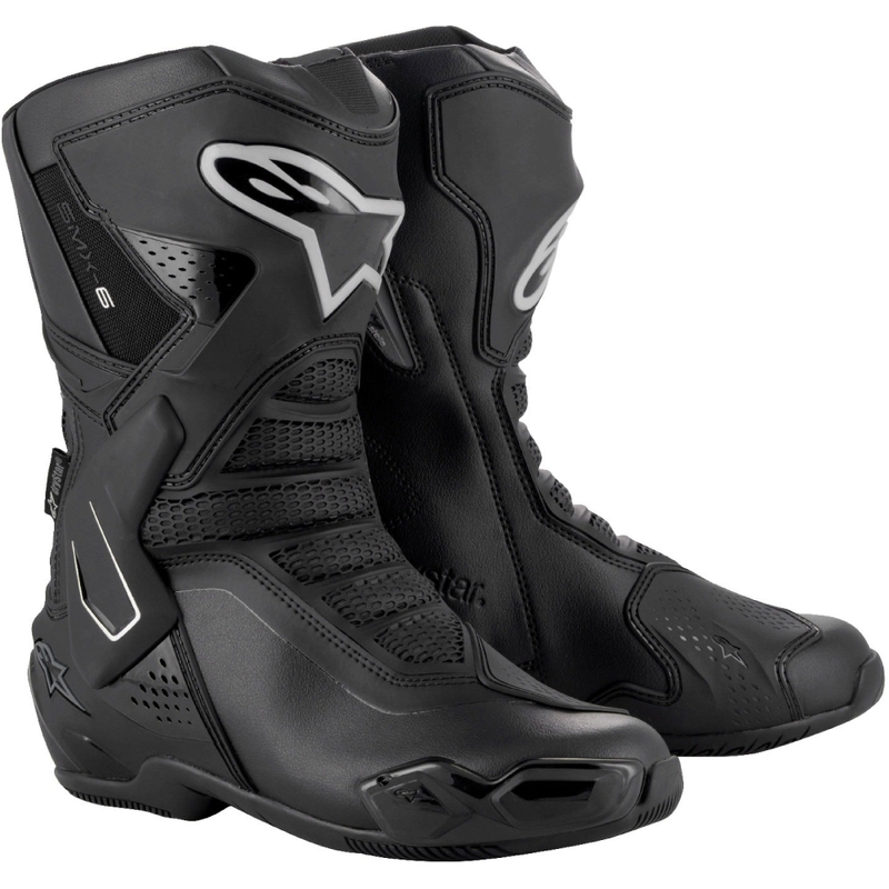 Ženske motorističke čizme Alpinestars Stella SMX-6 3 Drystar crno-srebrne