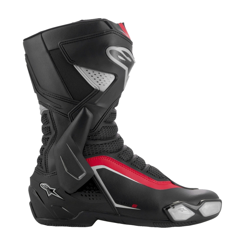 Motorističke čizme Alpinestars SMX-6 3 crno-srebrno-crvene