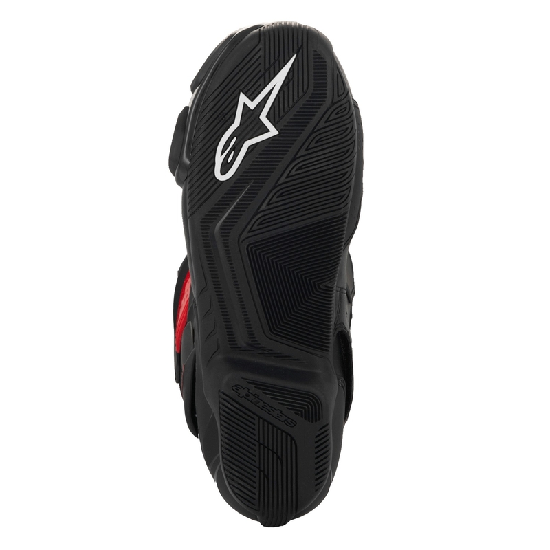 Motorističke čizme Alpinestars SMX-6 3 Drystar crno-crvene