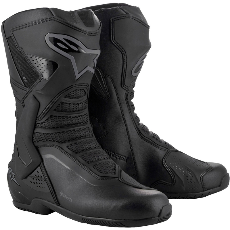 Motorističke čizme Alpinestars SMX-6 3 Gore-Tex crno-tamno sive