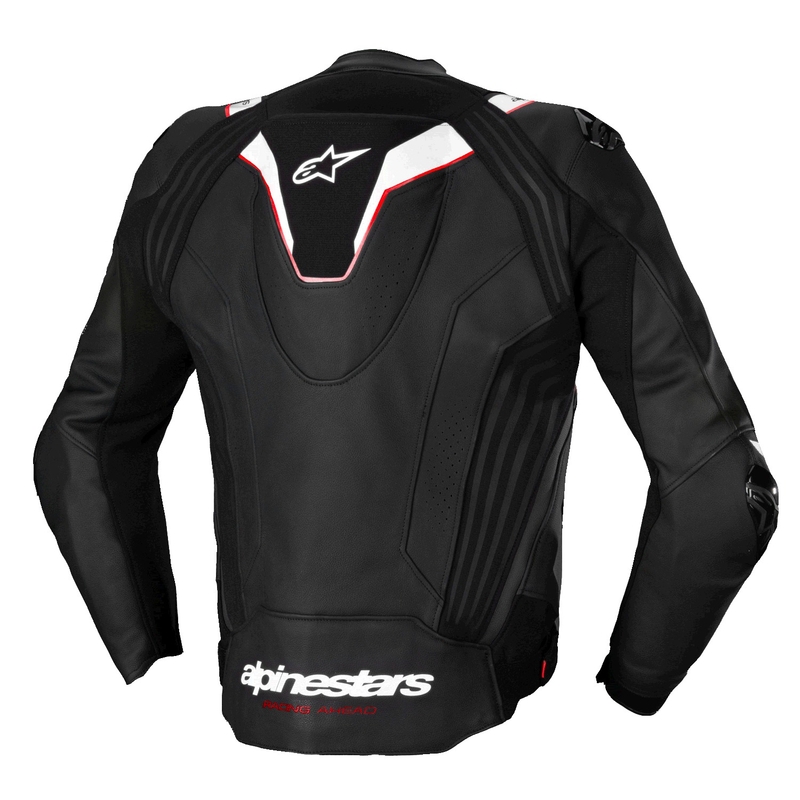 Kožna motoristička jakna Alpinestars Missile 3 Ignition crno-bijela