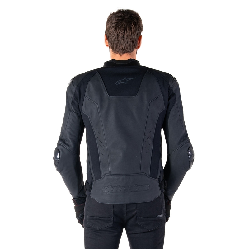 Alpinestars Missile 3 kožna motoristička jakna crno-crna