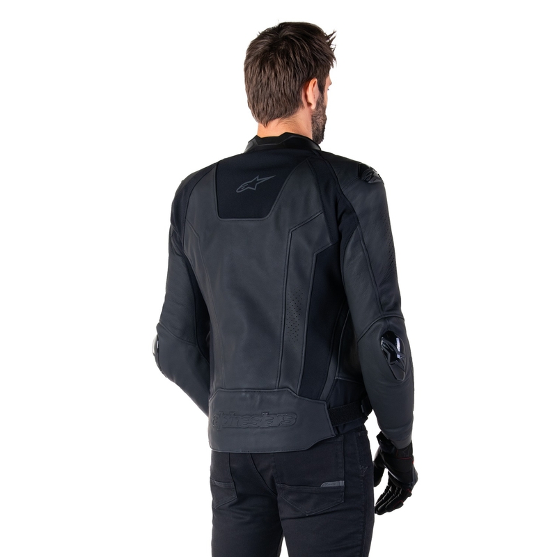 Alpinestars Missile 3 kožna motoristička jakna crno-crna
