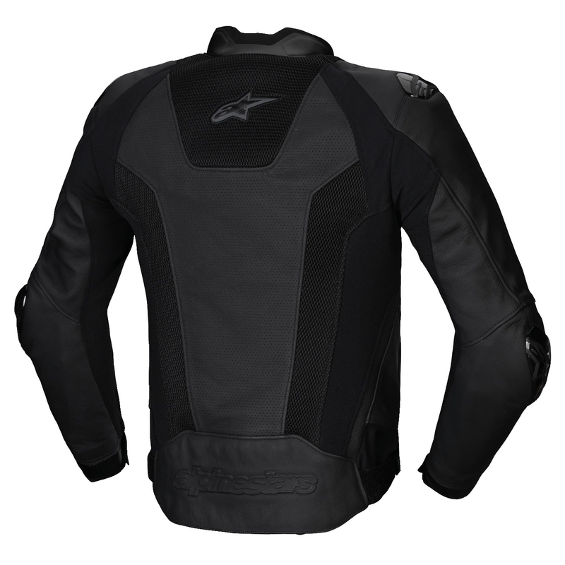 Alpinestars Missile 3 Airflow kožna motoristička jakna crno-crna