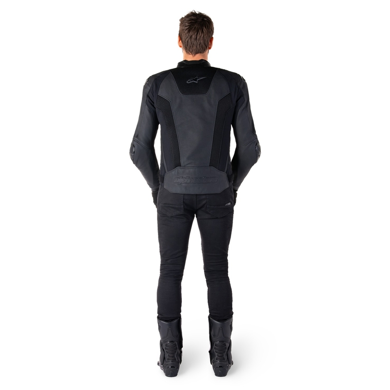 Alpinestars Missile 3 Airflow kožna motoristička jakna crno-crna