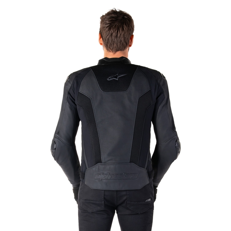 Alpinestars Missile 3 Airflow kožna motoristička jakna crno-crna