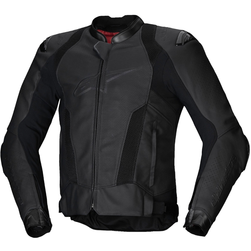 Alpinestars Missile 3 Airflow kožna motoristička jakna crno-crna