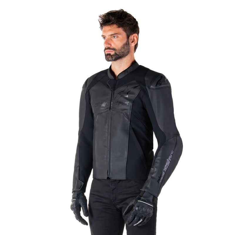 Alpinestars Faster 3 kožna motociklistička jakna crno-crna