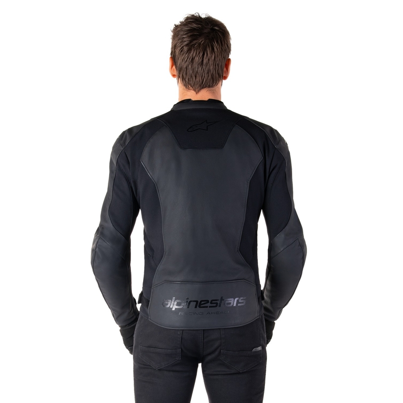 Alpinestars Faster 3 kožna motociklistička jakna crno-crna