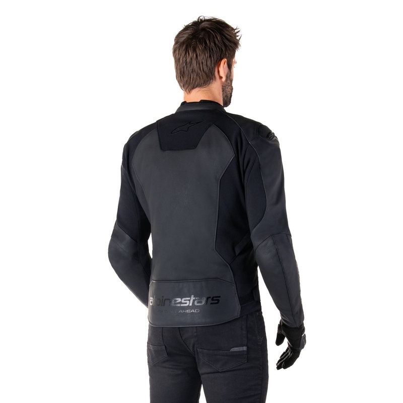 Alpinestars Faster 3 kožna motociklistička jakna crno-crna