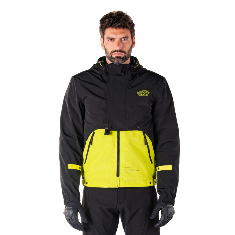 Alpinestars Mootant Waterproof Parka motociklistička jakna crno-fluo žuta