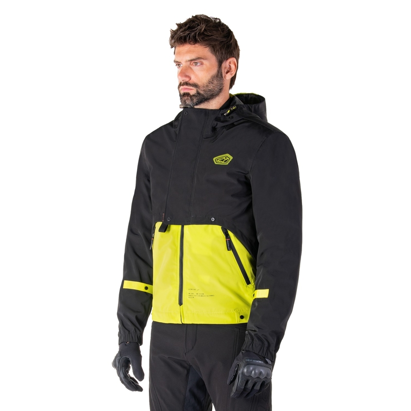 Alpinestars Mootant Waterproof Parka motociklistička jakna crno-fluo žuta