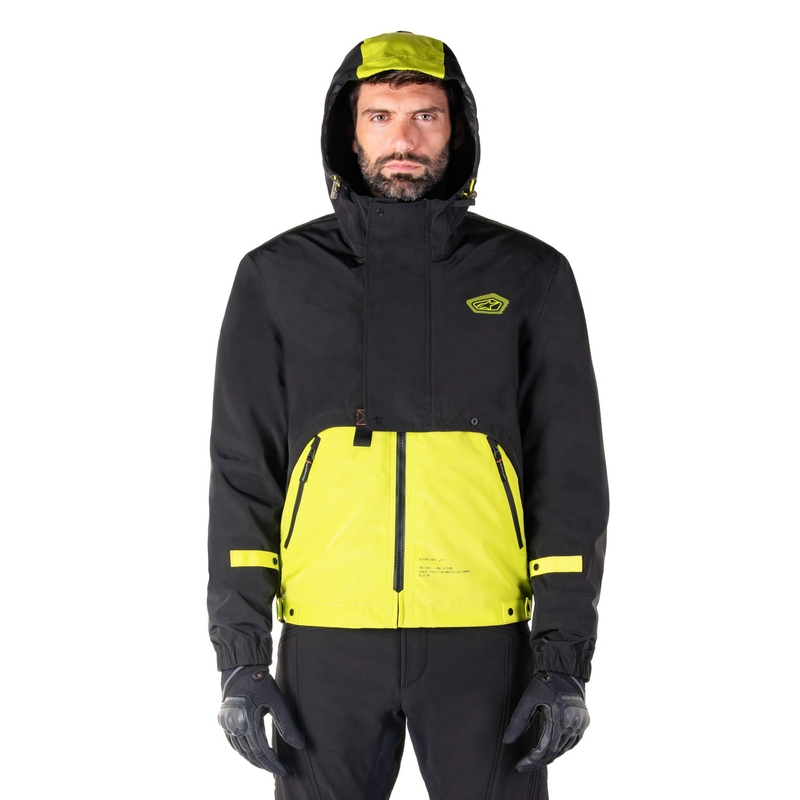 Alpinestars Mootant Waterproof Parka motociklistička jakna crno-fluo žuta