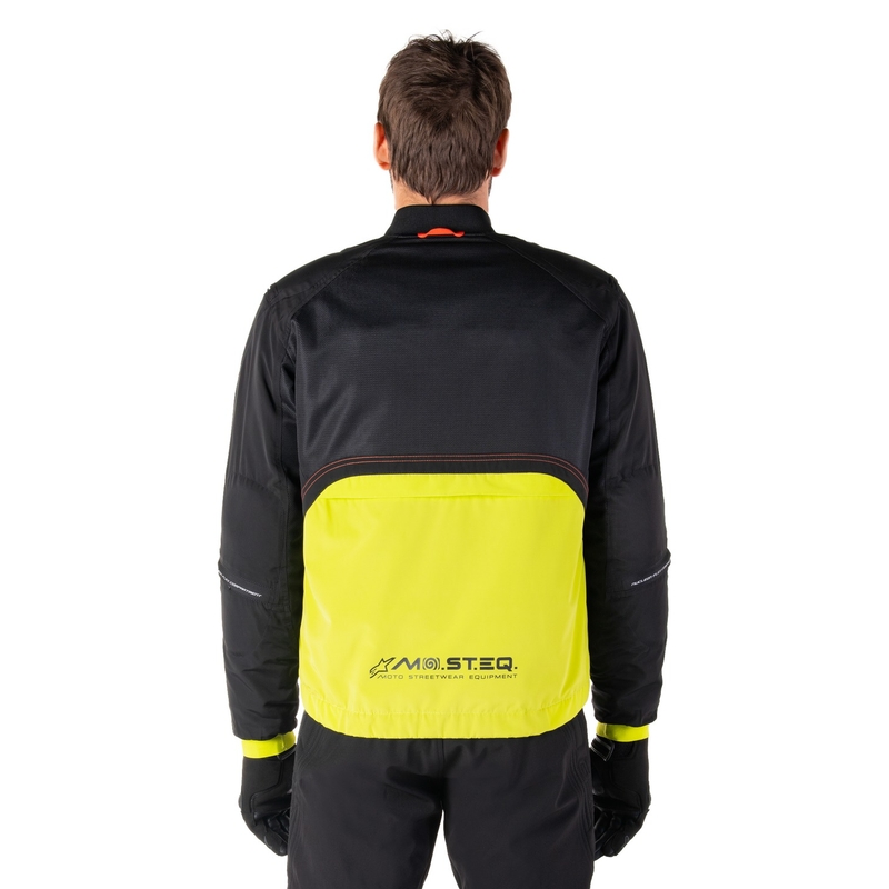 Alpinestars Mootant Waterproof Parka motociklistička jakna crno-fluo žuta