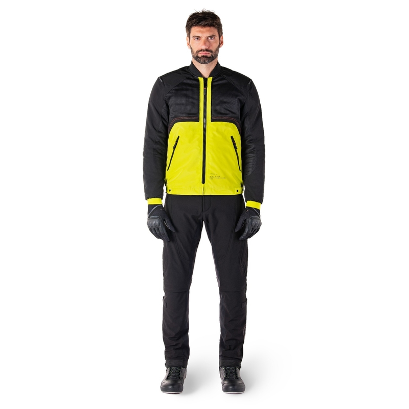 Alpinestars Mootant Waterproof Parka motociklistička jakna crno-fluo žuta