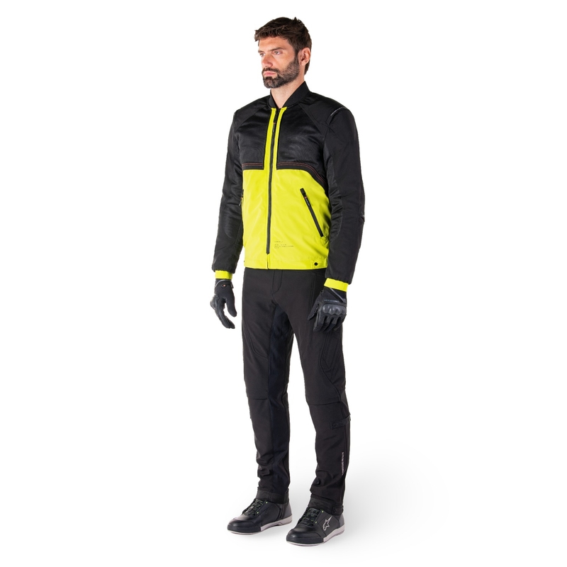 Alpinestars Mootant Waterproof Parka motociklistička jakna crno-fluo žuta